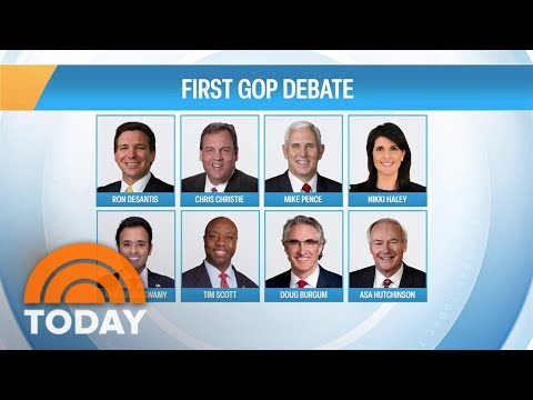 8 candidates to take the stage for 1st GOP debate: What to expect