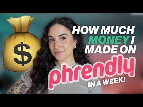 How Much Money I Made On Phrendly in 1 Week!