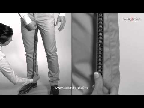 How to measure the inseam - Measurement guide - Men's body measurements