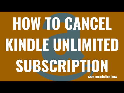 How to Cancel Kindle Unlimited Subscription