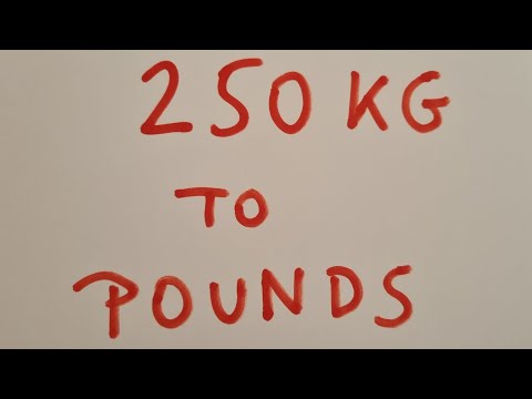 250 kg to pounds