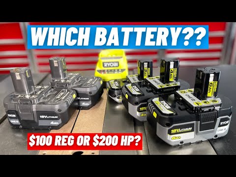 Ryobi Days Are Here!!!  ||  Are The HP Ryobi Batteries Worth Twice The Money?!?