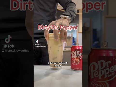 Have you tried this Dirty Dr Pepper yet ⁉️🤷🏽‍♂️🤤 #dirty #drpepper #drinks #yummy