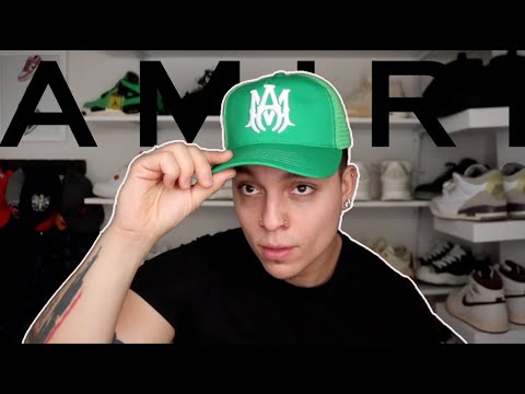 BEST DESIGNER OUT?! AMIRI Green Trucker Hat (Review)