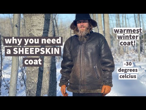 Why you need a sheepskin coat!