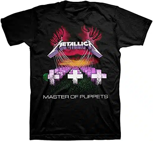 Metallica Men'S Master Of Puppets T Shirt, Black, X Large