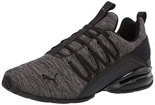 Puma Men'S Axelion Running Shoe, Multi Black Castlerock,