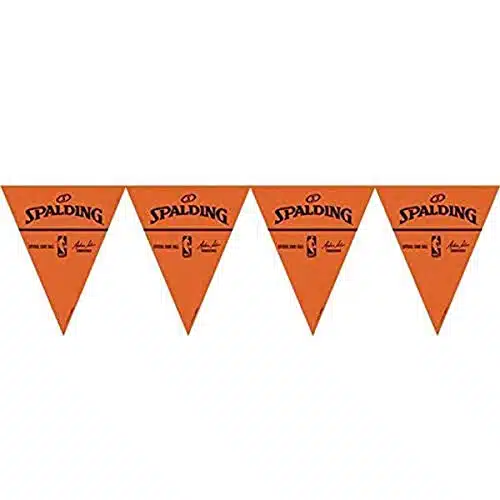 Amscan Spalding Basketball Collection Pennant Banner  '  Orange  Pc