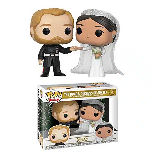 Funko Pop Royals Prince Harry And Meghan Markle Collectible Figure, Multicolor  , Standard