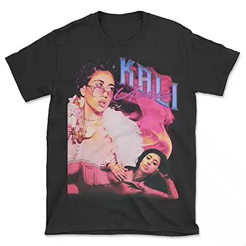 Kali Uchis 'S Vintage Style R&Amp;B Soul T Shirt Black