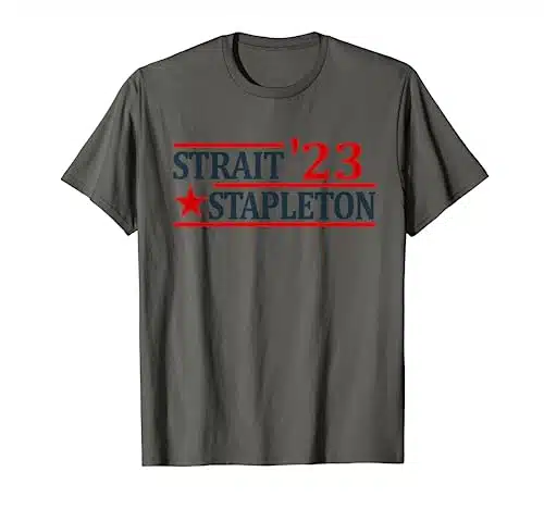 Stapleton Strait Retro Vintage Country Cowboy Western T Shirt