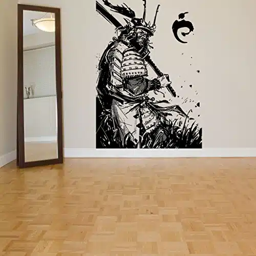 Wall Room Decor Art Vinyl Sticker Mural Decal Ninja Samurai Warrior Large As