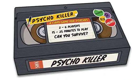 Greater Than Games Psycho Killer, Fast Paced, Hilarious And Strategic Party Game!