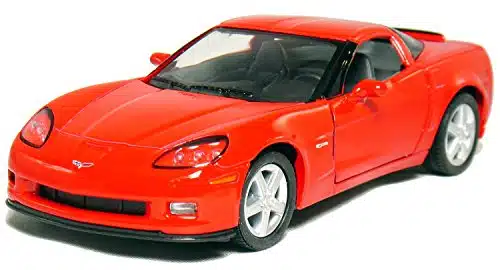 Kinsmart Corvette Zinch Scale Die Cast Metal Model Toy Cars Red