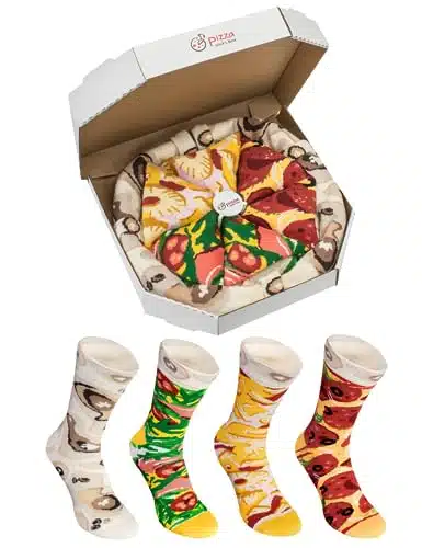 Pizza Socks Box Pairs Mix Hawaii Italian Pepperoni Cotton Socks L Made In Eu