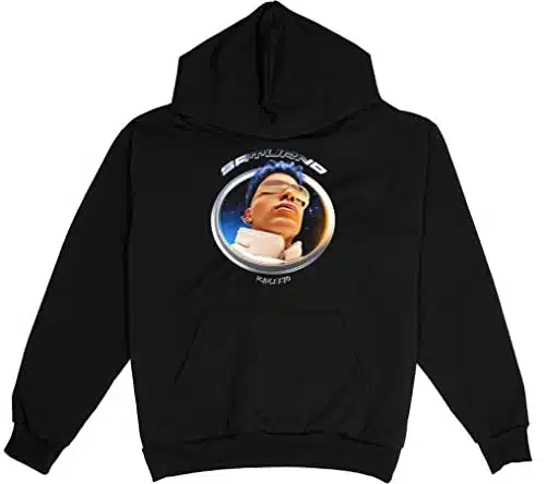 Rauw Alejandro Saturno Album Hoodie, Black