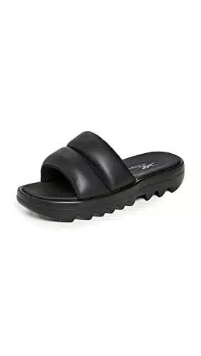 Reebok Women'S Cardi B Slide Sandal, Core Black,