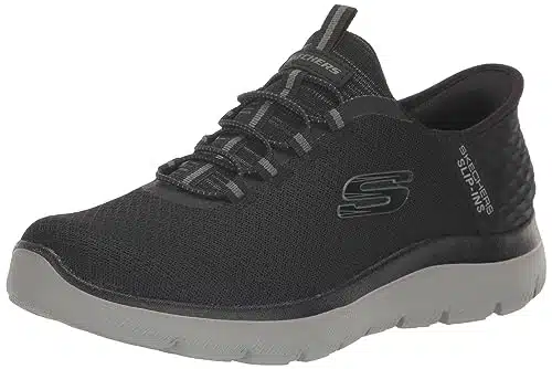 Skechers Men'S Summits High Range Hands Free Slip In Sneaker, Blackcharcoal, Ide