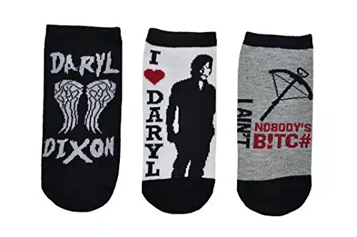 The Walking Dead Lowcut Socks (Pair)   Daryl Dixon   Fits Ladies Shoe