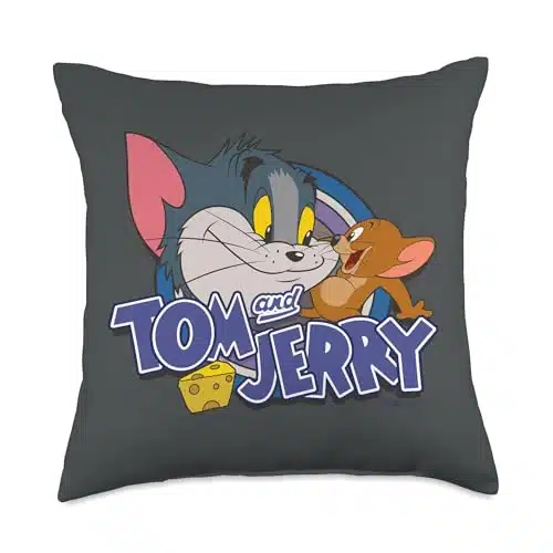 Tom And Jerry Friendly Enemies Throw Pillow, X, Multicolor