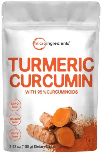 Turmeric Extract % Curcuminoids (Natural Turmeric Extract And Turmeric Supplements), Grams, Rich In Antioxidants For Joint &Amp; Immune Support, No Gmos, Vegan Friendly, India Origin