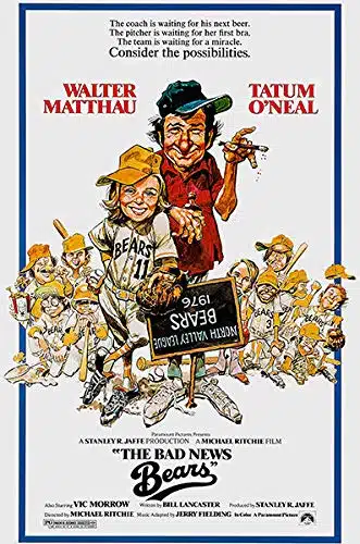 Usway The Bad News Bears Ovie Decor Wall Xposter Print