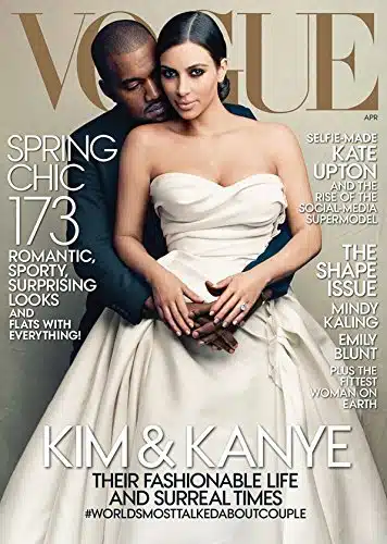 Vogue Magazine (April, ) Kanye West &Amp; Kim Kardashian Cover