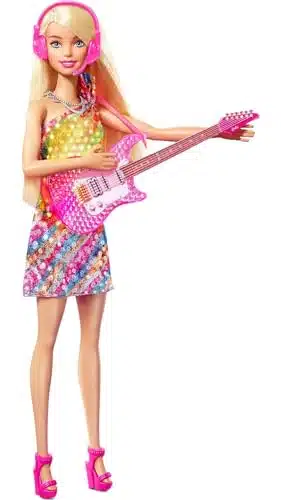 Barbie Big City, Big Dreams Singing Malibu Roberts Doll (In Blonde) With Music, Light Up Feature, Microphone &Amp; Accessories, Gift For To Year Olds