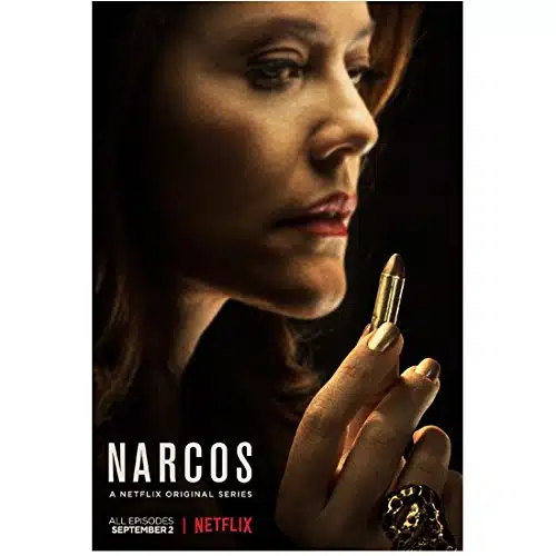 Cristina Umana Inch X Inch Photograph Narcos (Tv Series   ) Holding Bullet Title Poster Kn