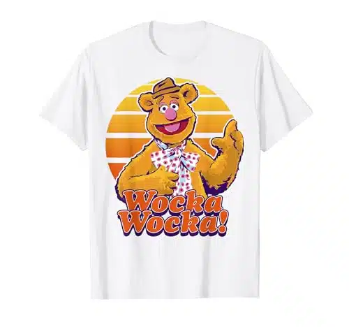 Disney The Muppets Fozzie Bear Wocka Wocka Portrait T Shirt