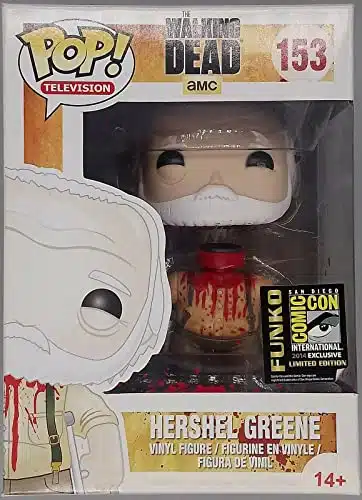 Exclusive Funko Pop Vinyl The Walking Dead Bloody Hershel Greene