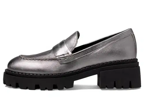 Free People Lyra Lug Sole Loafer Pewter Eu (Us Women'S ) M