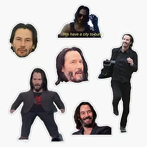 Keanu Reeves Pack Bumper Sticker Window Vinyl Decal