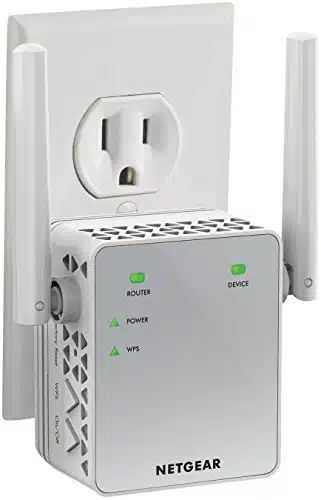 Netgear Wi Fi Range Extender Ex  Coverage Up To Sq Ft And Devices With Acdual Band Wireless Signal Booster &Amp; Repeater (Up To Bps Speed), And Compact Wall Plug Design