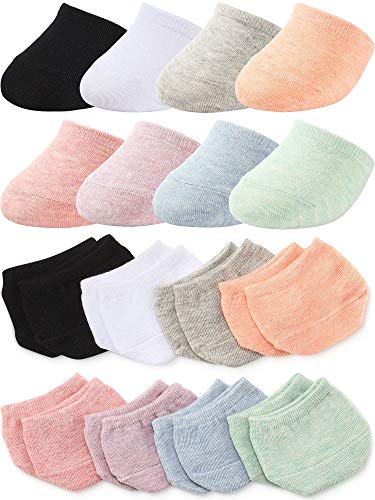 Satinior Pairs Toe Topper Socks For Slides For Women, Mule Socks Half Toe Socks Toe Topper Liner Half Socks Cotton Socks Seamless