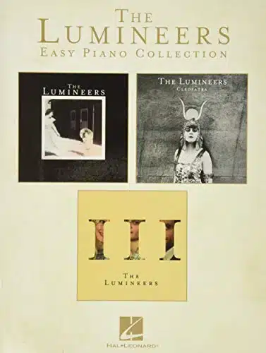 The Lumineers Easy Piano Collection   Songbook With Lyrics