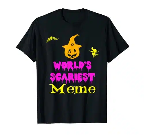 World'S Scariest Meme Halloween Costume Lazy Easy T Shirt