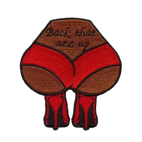 For Back That Azz Up Patch Stripper S Rap Lyrics Embroidered Iron On