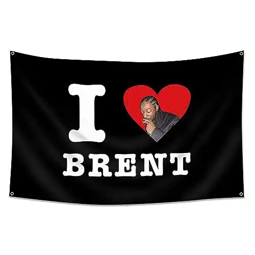 Aifeedd I Love Brent Faiyaz Flag Xinch Brent Tapestry For Bedroom Living Room College Dorm Wall Decor