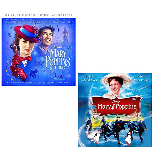 Mary Poppins Returns   Mary Poppins   Walt Disney Cd Soundtrack Album Bundling