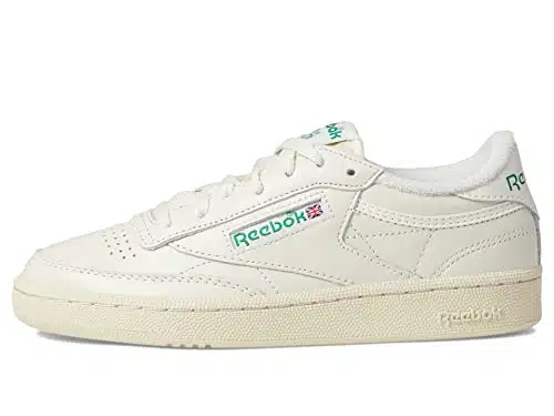 Reebok Women'S Club C Vintage Walking Shoe, Chalkalabasterglen Green,