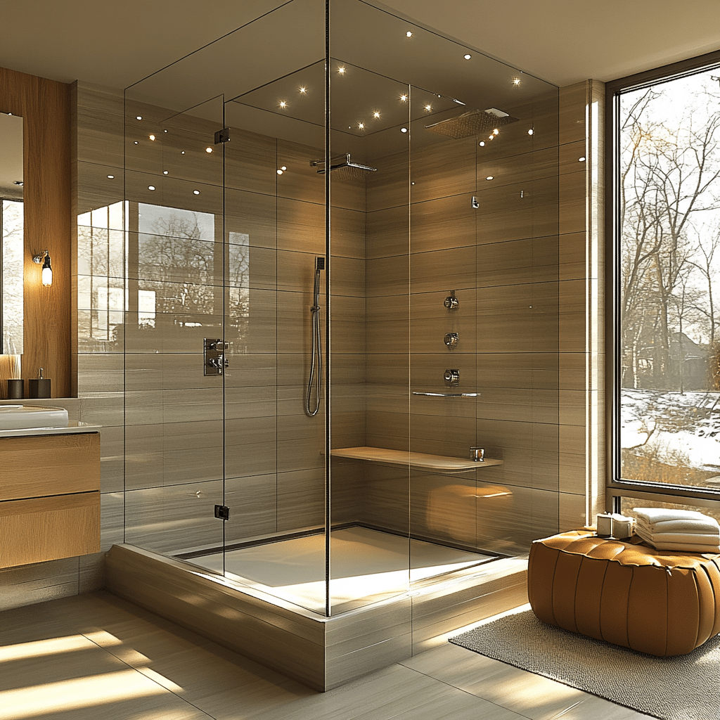 frameless shower door