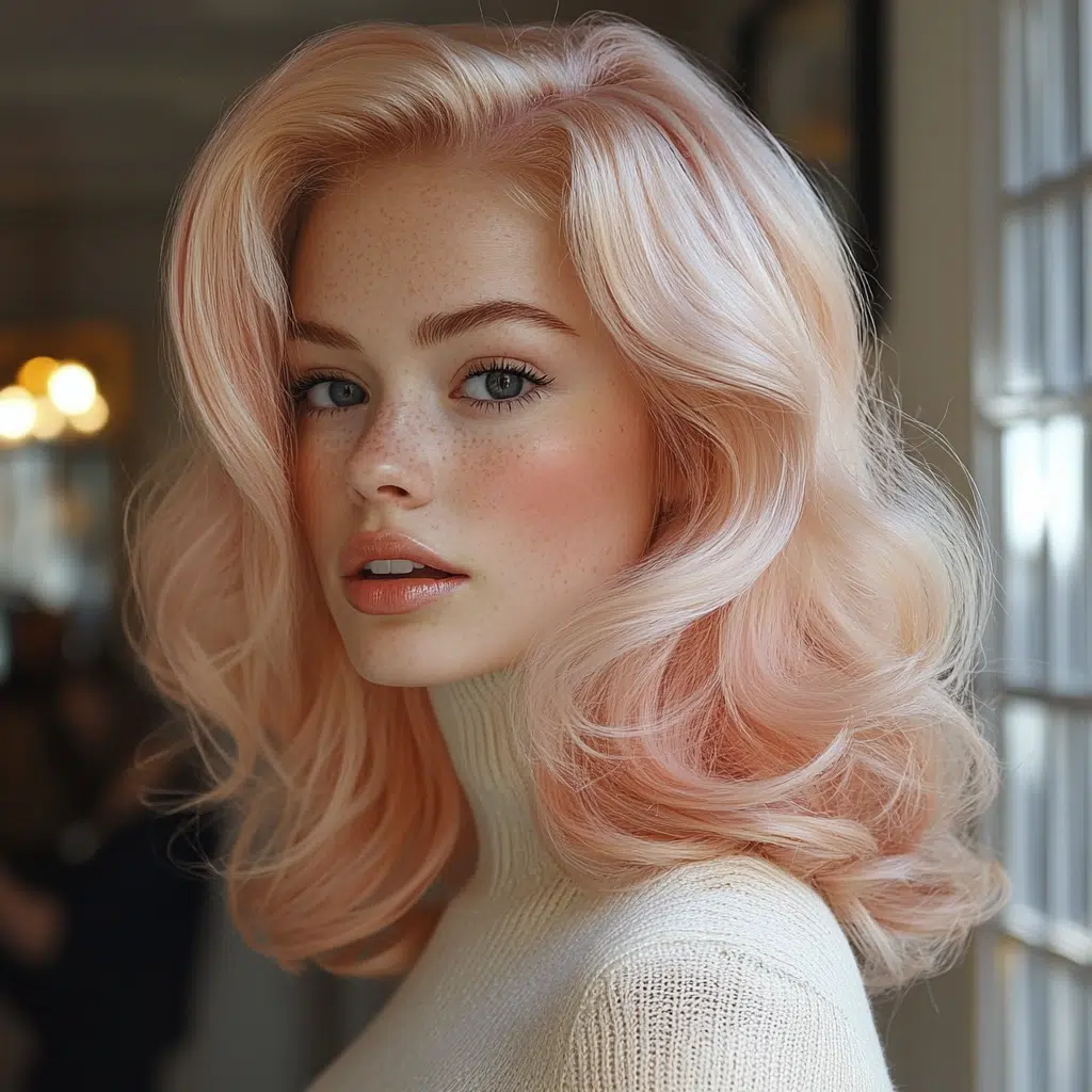 rose gold hair