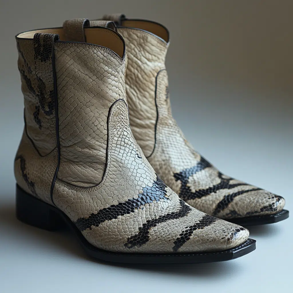 snakeskin boots