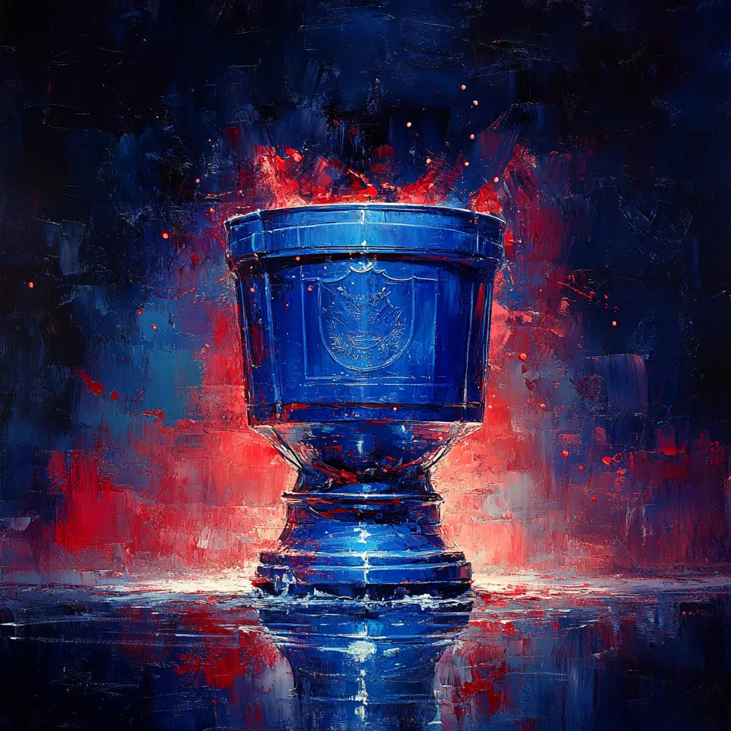 blue stanley cup