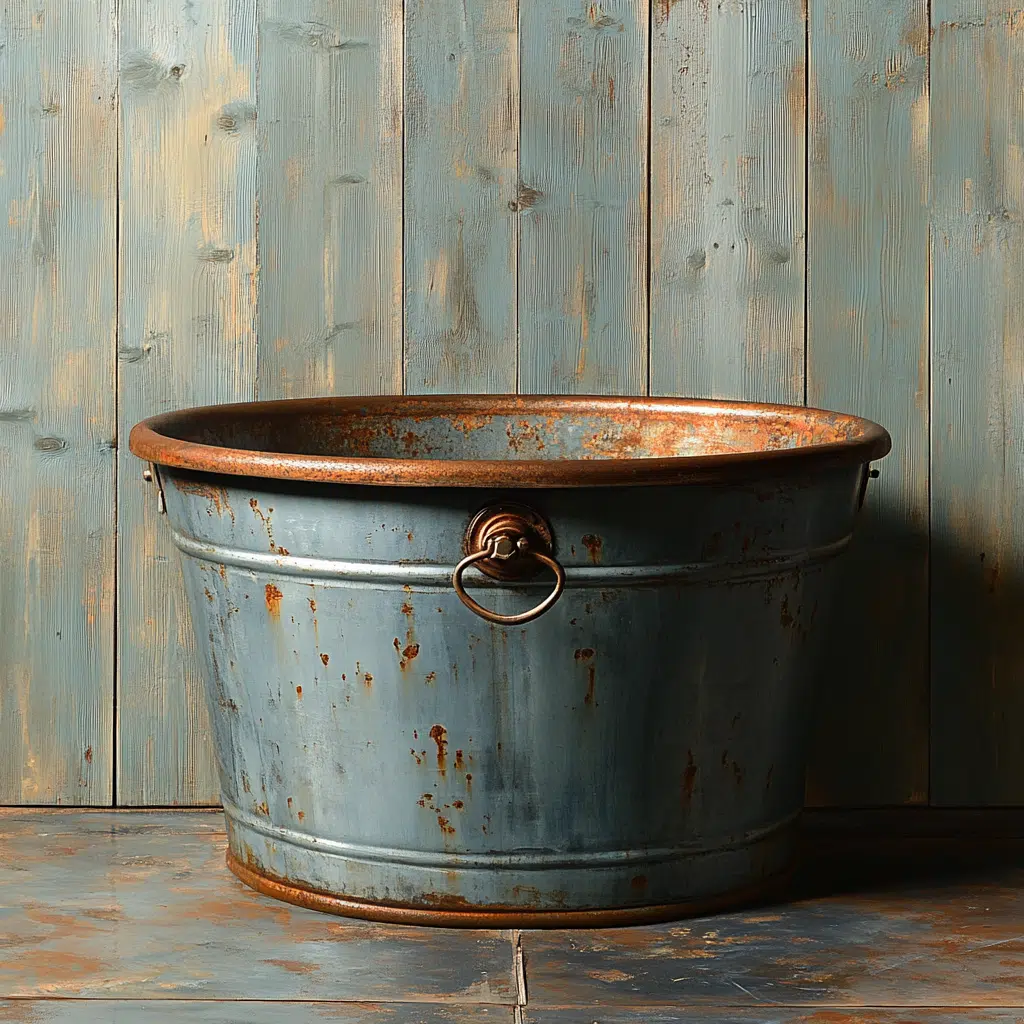 galvanized tub