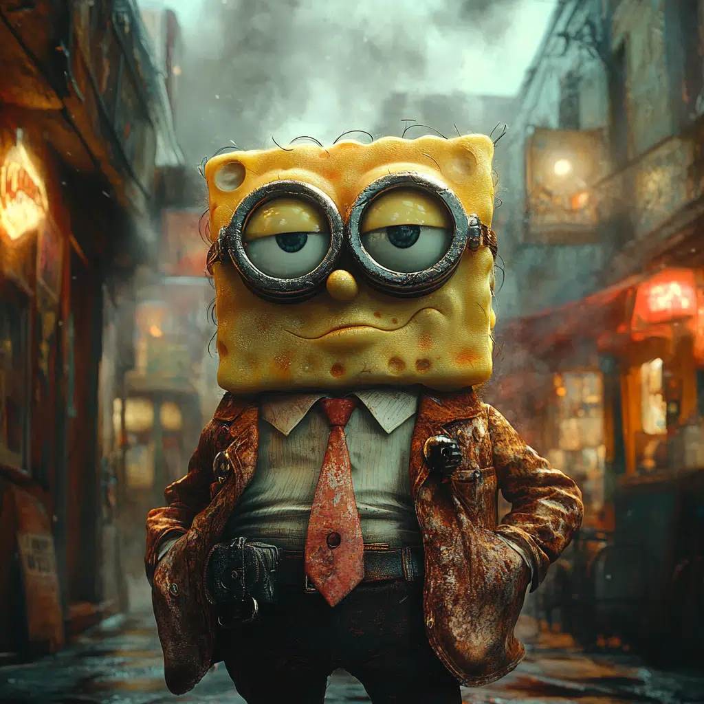 gangster spongebob