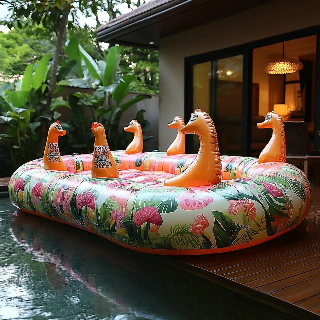 inflatable pool bar