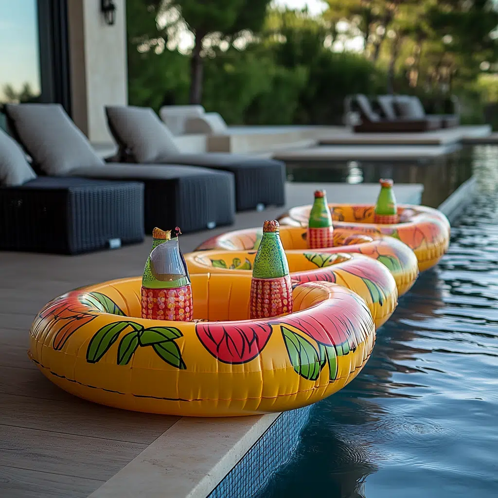 inflatable pool bar