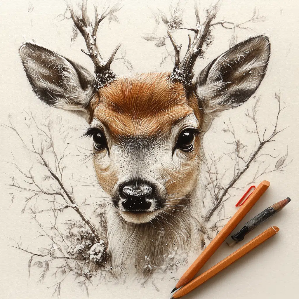 deer drawing